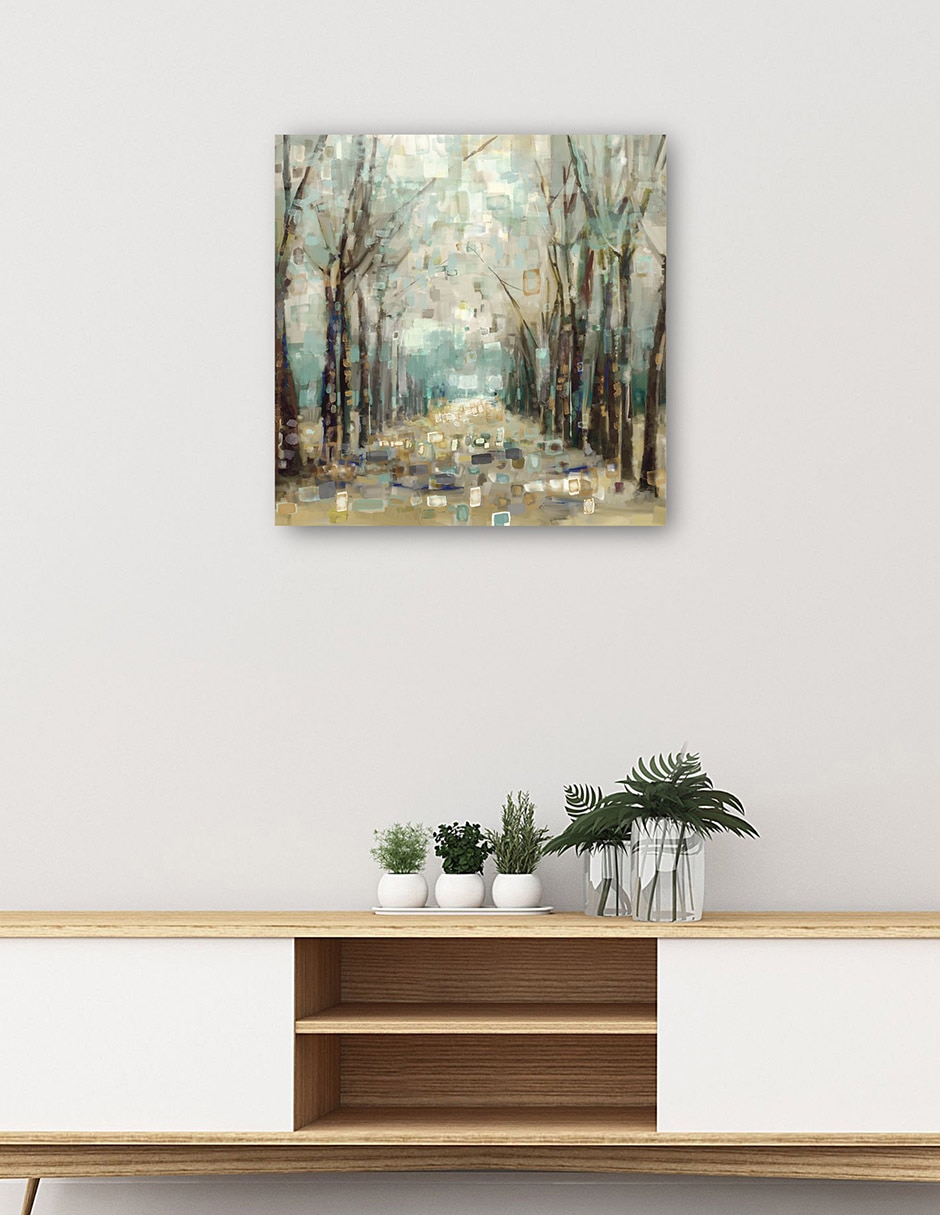 Cuadro decorativo técnica mixta Caminos 5