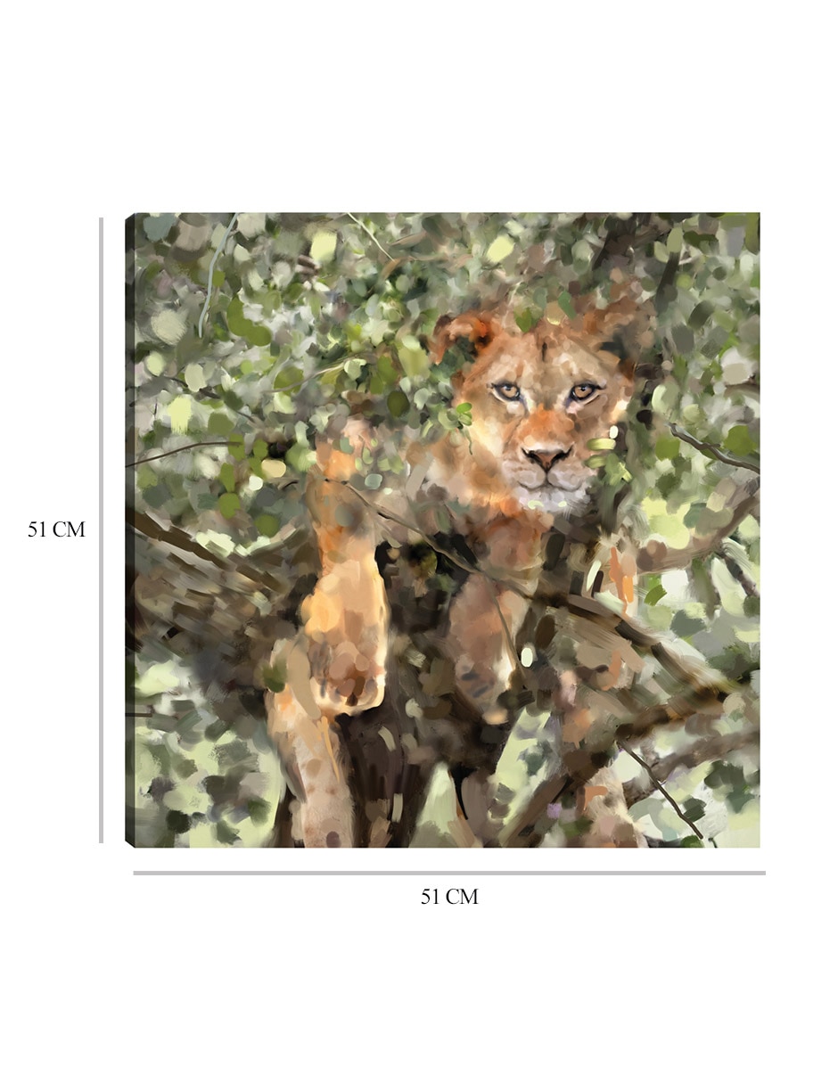 Cuadro decorativo técnica mixta Vida Silvestre 2