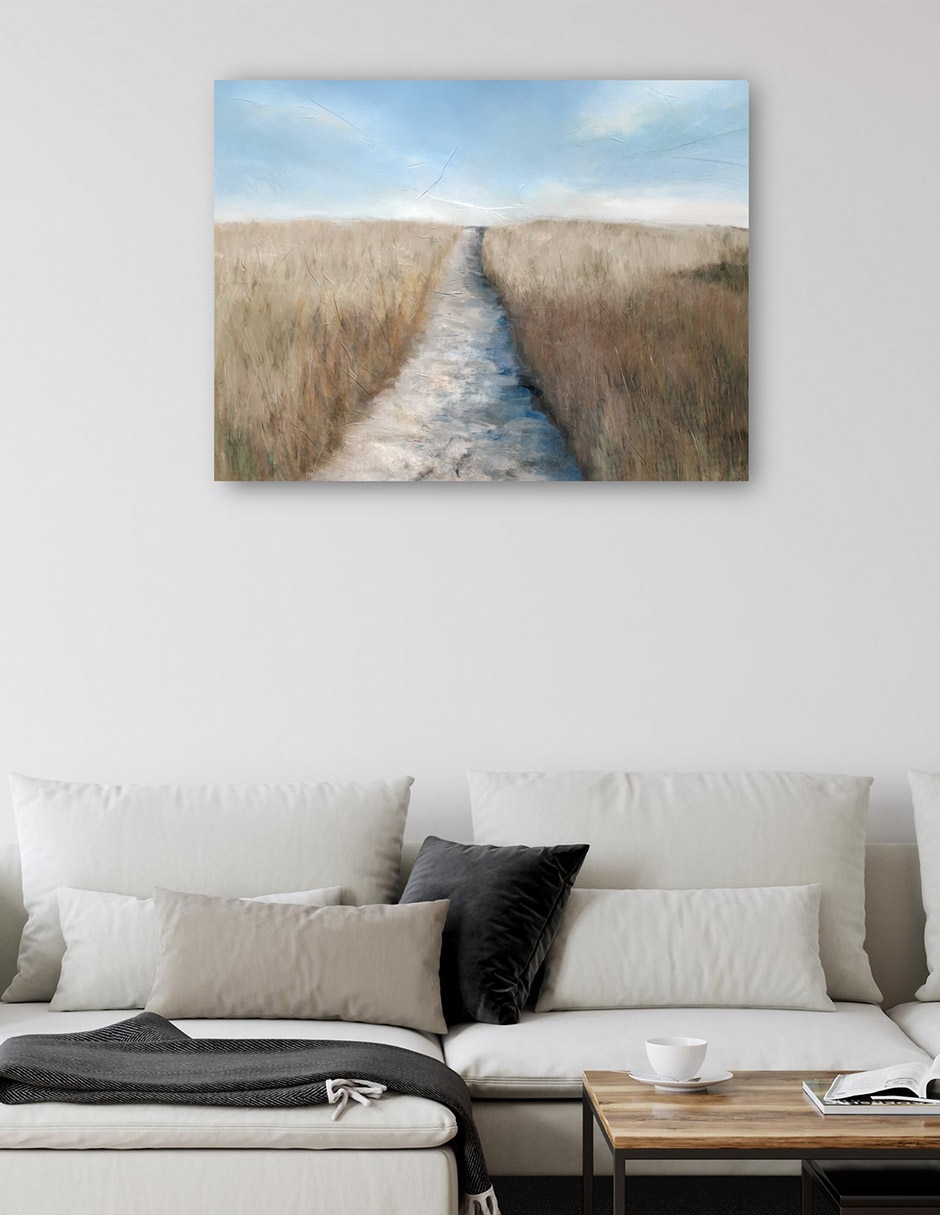 Cuadro decorativo técnica mixta Caminos 6