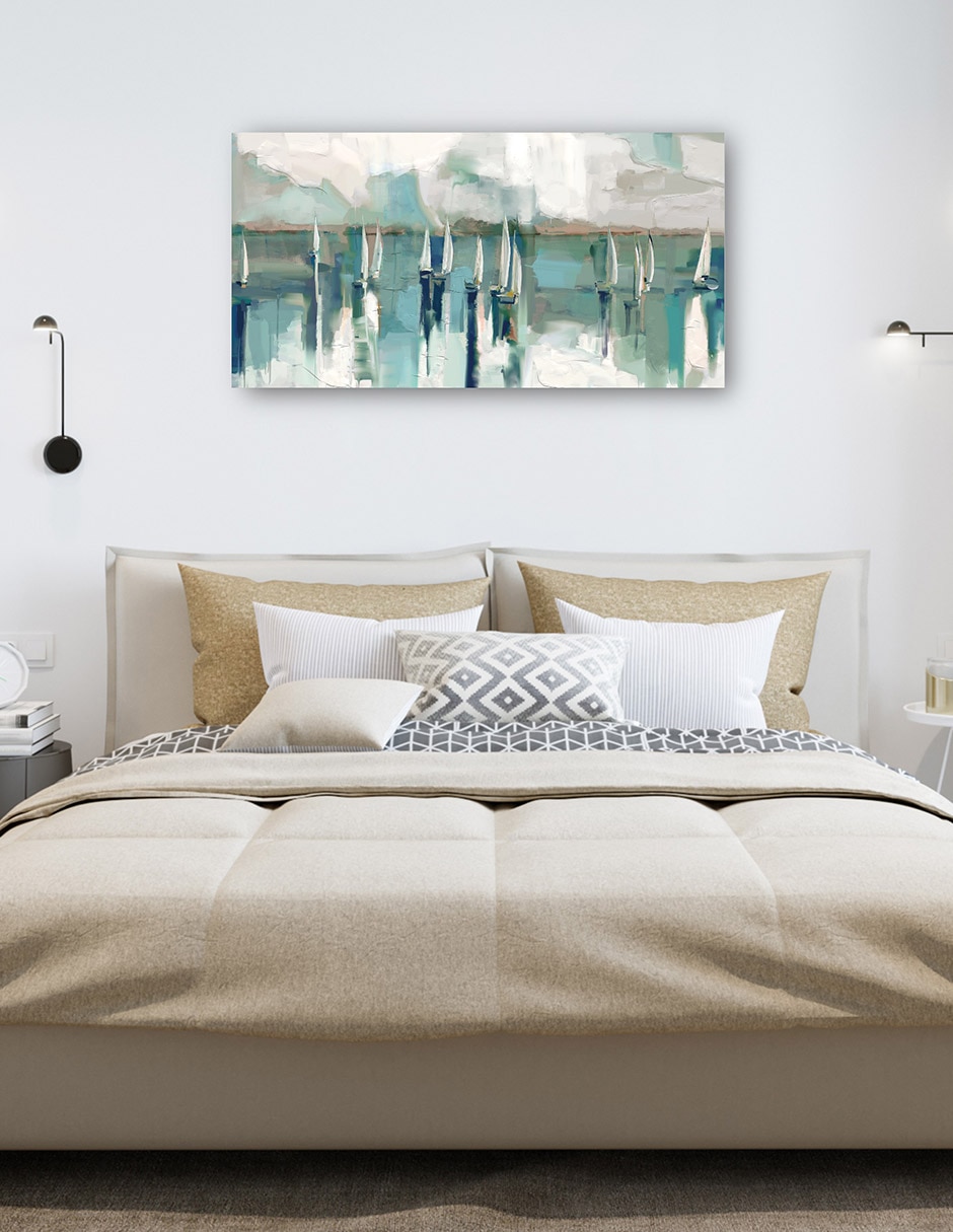 Cuadro decorativo técnica mixta Navegación 6