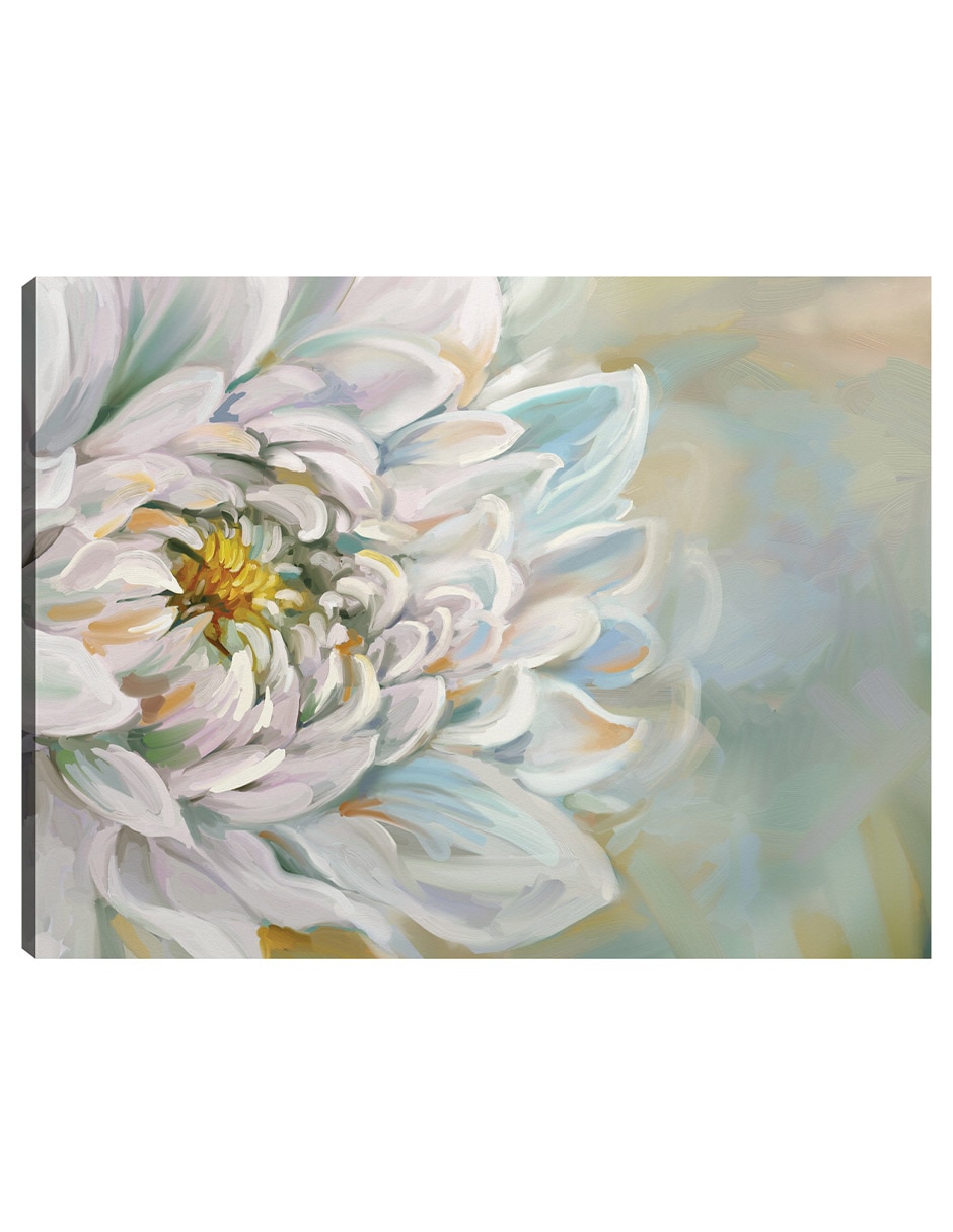 Cuadro decorativo técnica mixta Floración