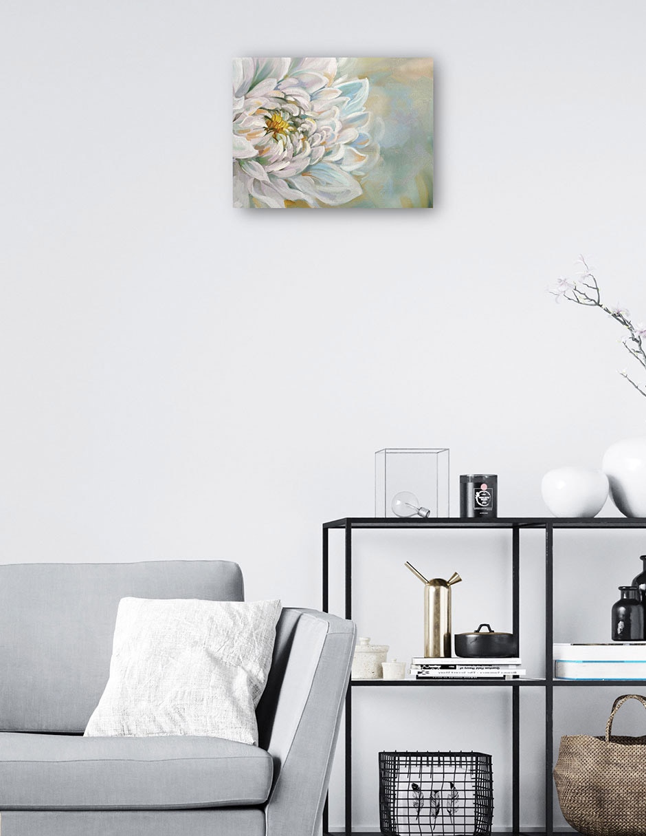 Cuadro decorativo técnica mixta Floración 3