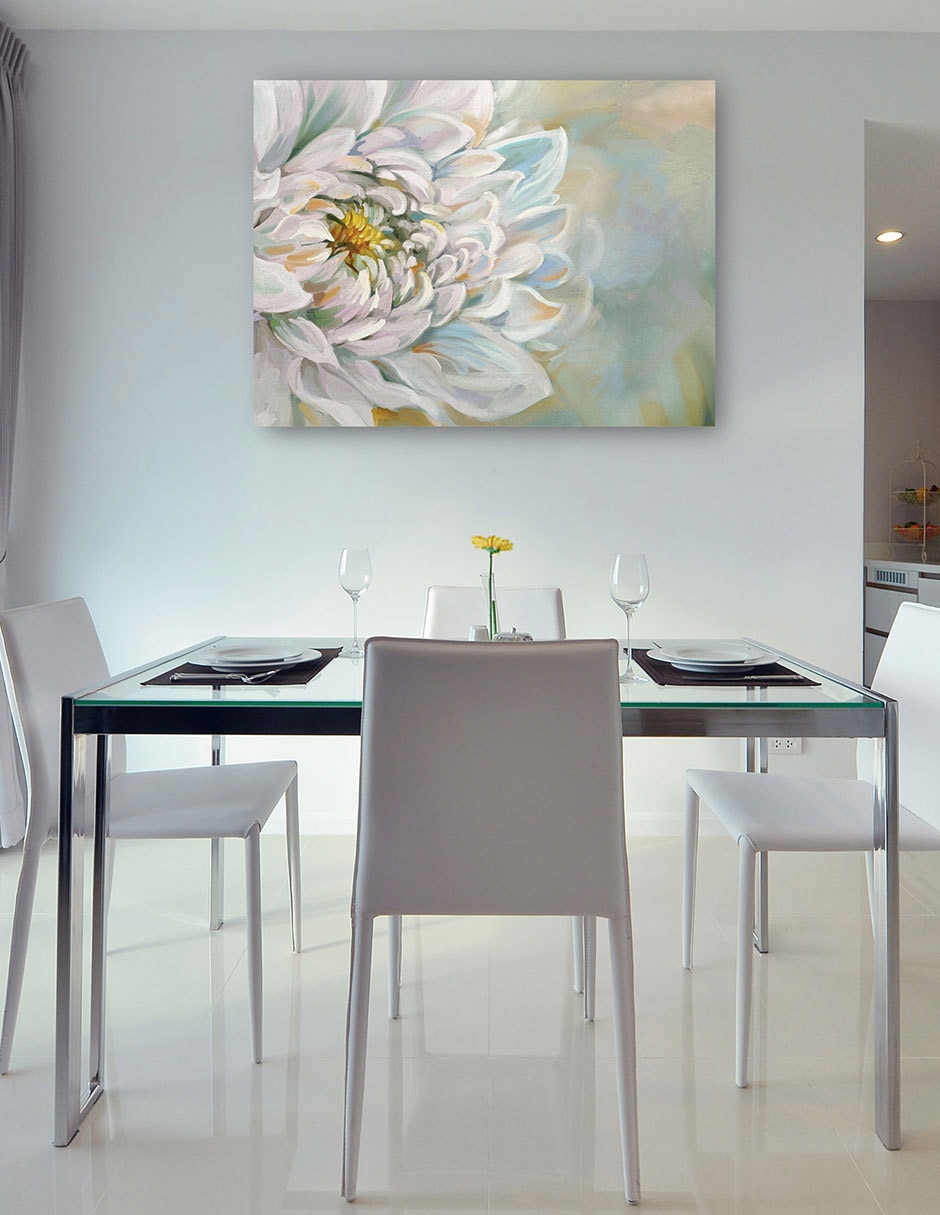 Cuadro decorativo técnica mixta Floración 7