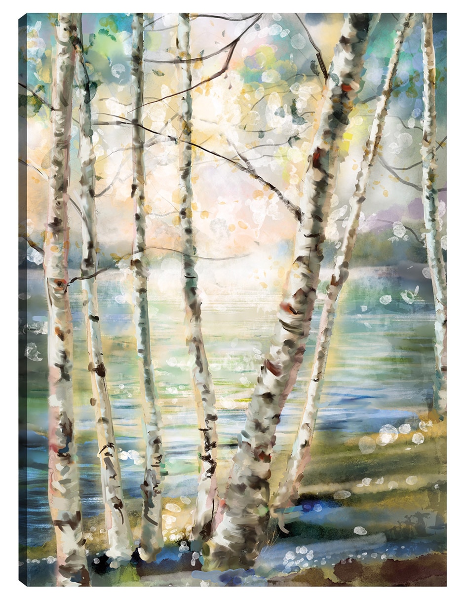Cuadro decorativo técnica mixta Bosques Cuadro decorativo técnica mixta Bosques