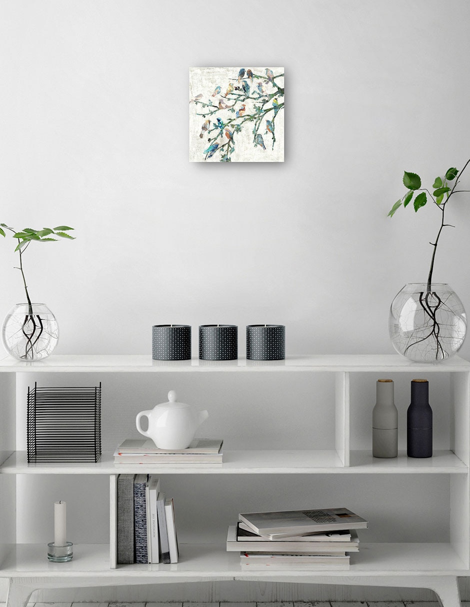 Cuadro decorativo técnica mixta Vida Silvestre 5