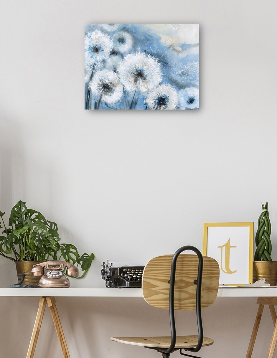 Cuadro decorativo técnica mixta Floración 4