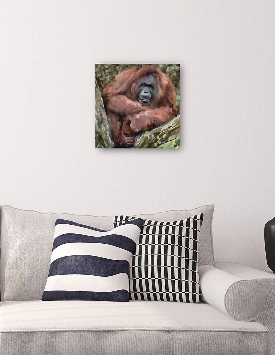 Cuadro decorativo técnica mixta Vida Silvestre 5