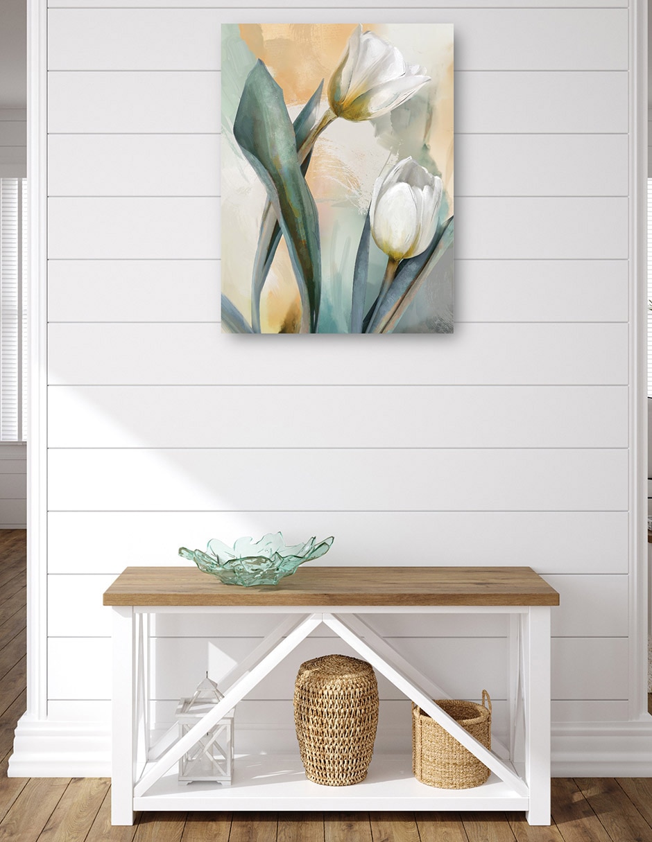 Cuadro decorativo Duetos Delicados I técnica mixta Floración 5