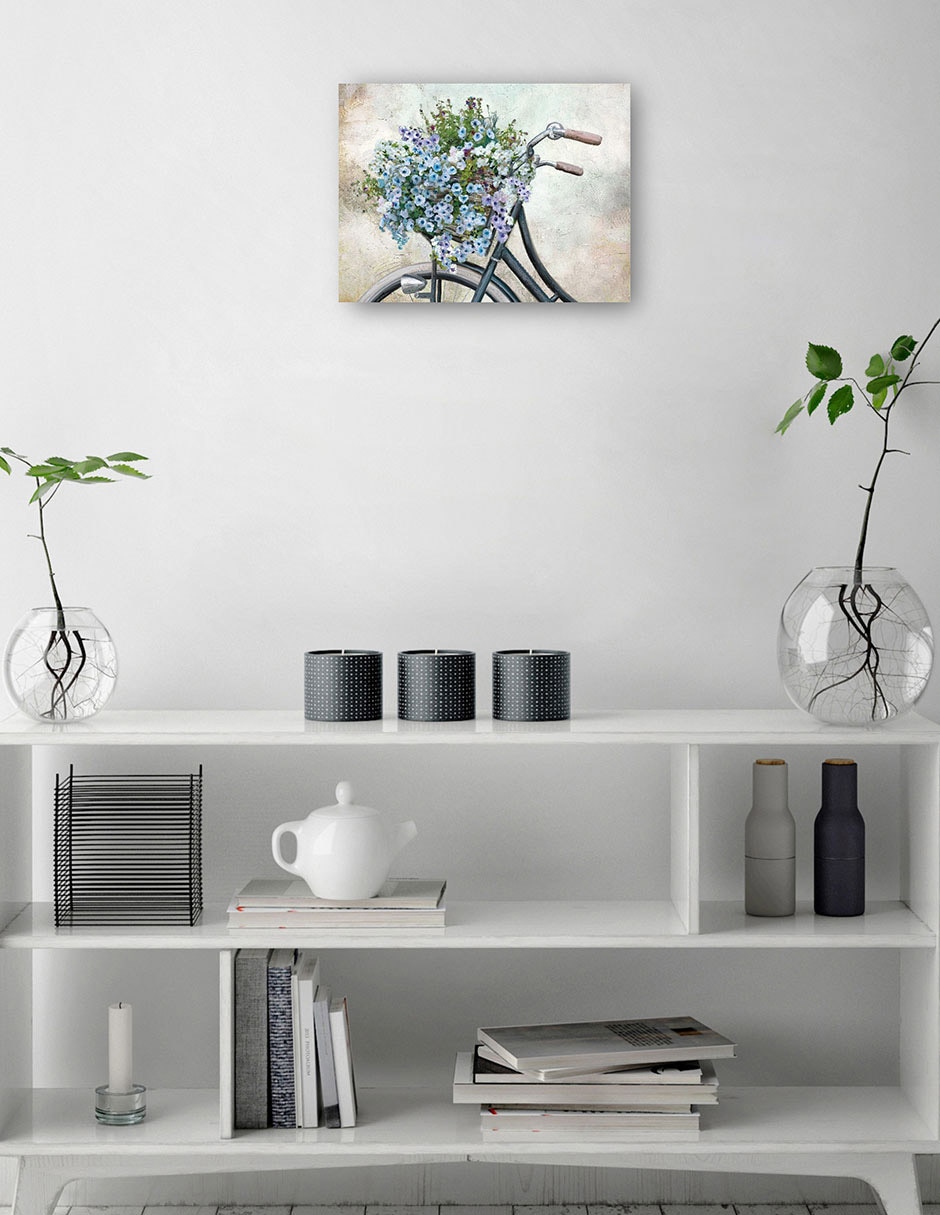 Cuadro decorativo Dulce Paseo técnica mixta Arreglo Floral 2