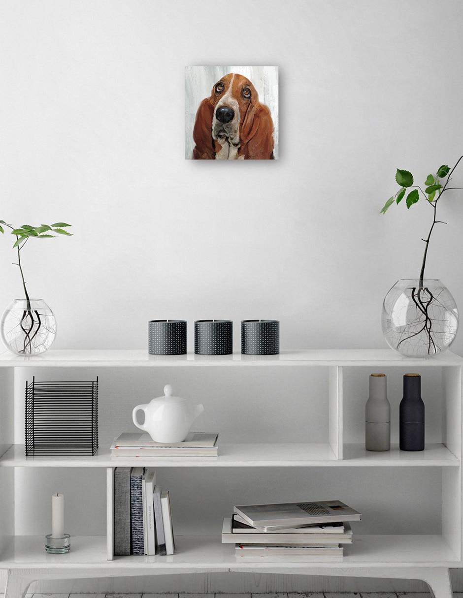 Cuadro decorativo Días de Perros II técnica mixta Animales Domésticos 2