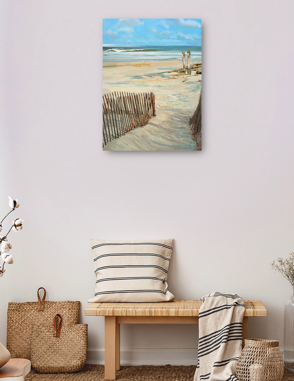 Cuadro decorativo Día Perfecto Que Brillante técnica mixta Playas 3
