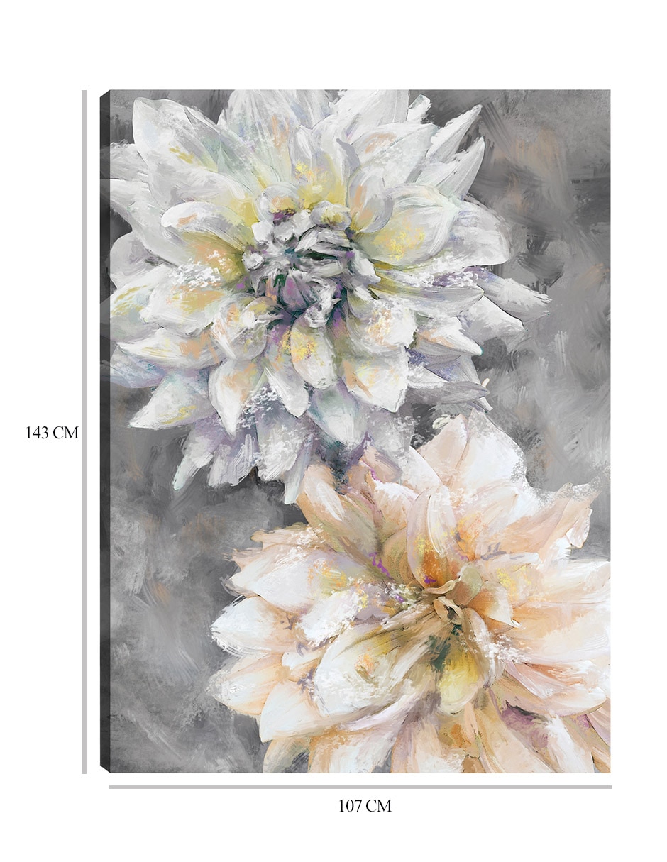 Cuadro decorativo Dueto Floreciente técnica mixta Floración 2