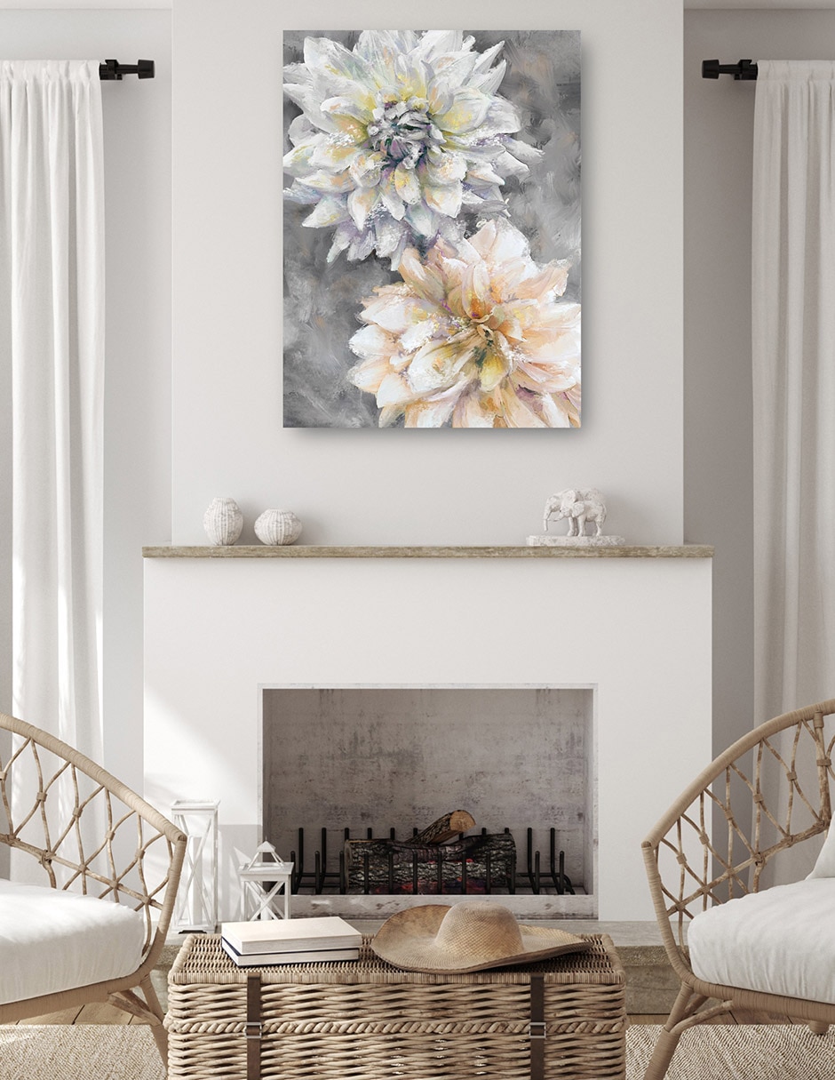 Cuadro decorativo Dueto Floreciente técnica mixta Floración 4