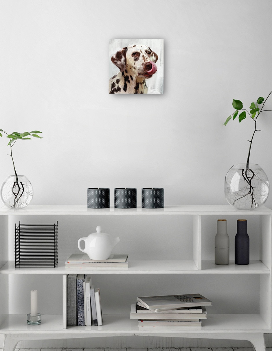 Cuadro decorativo Días de Perros III técnica mixta Animales Domésticos 2