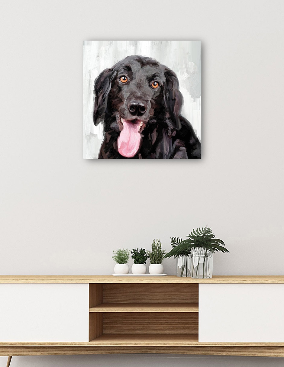Cuadro decorativo Días de Perros I técnica mixta Animales Domésticos 5