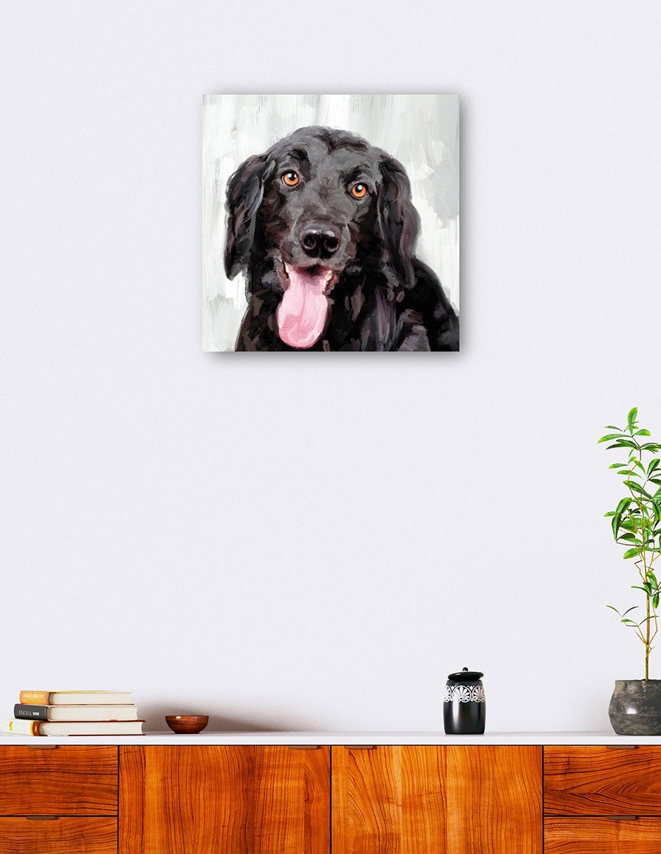 Cuadro decorativo Días de Perros I técnica mixta Animales Domésticos 6
