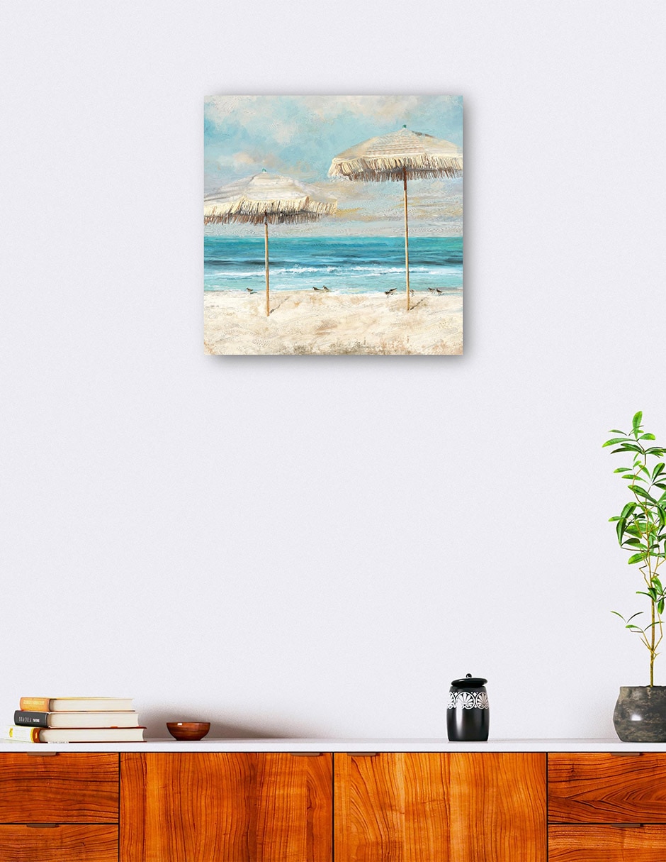 Cuadro decorativo Dúo de Playa técnica mixta Playas 6