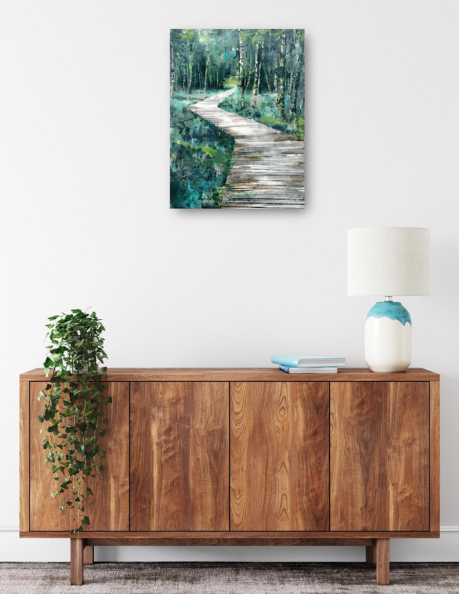 Cuadro decorativo El Sentier técnica mixta Caminos 2
