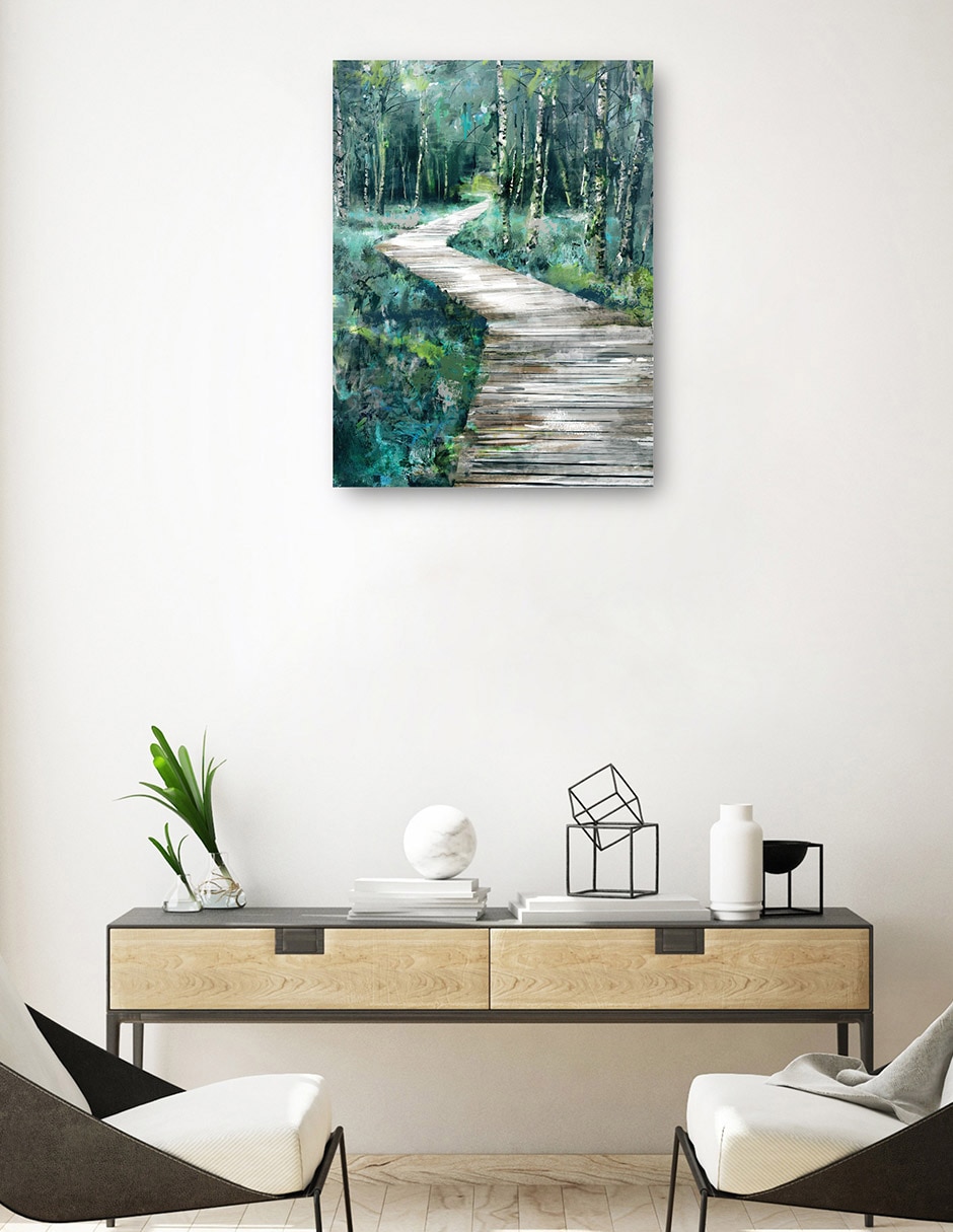 Cuadro decorativo El Sentier técnica mixta Caminos 3