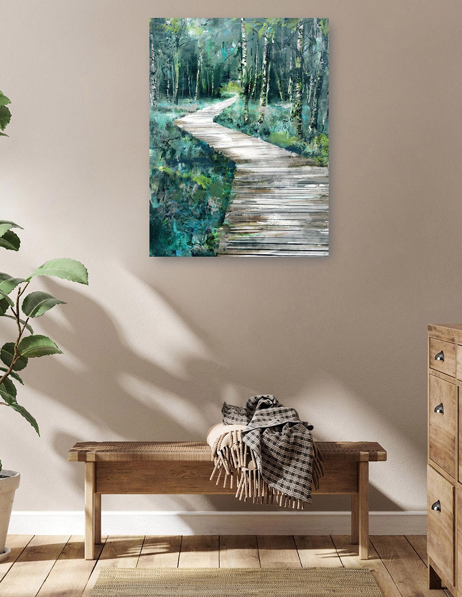 Cuadro decorativo El Sentier técnica mixta Caminos 5