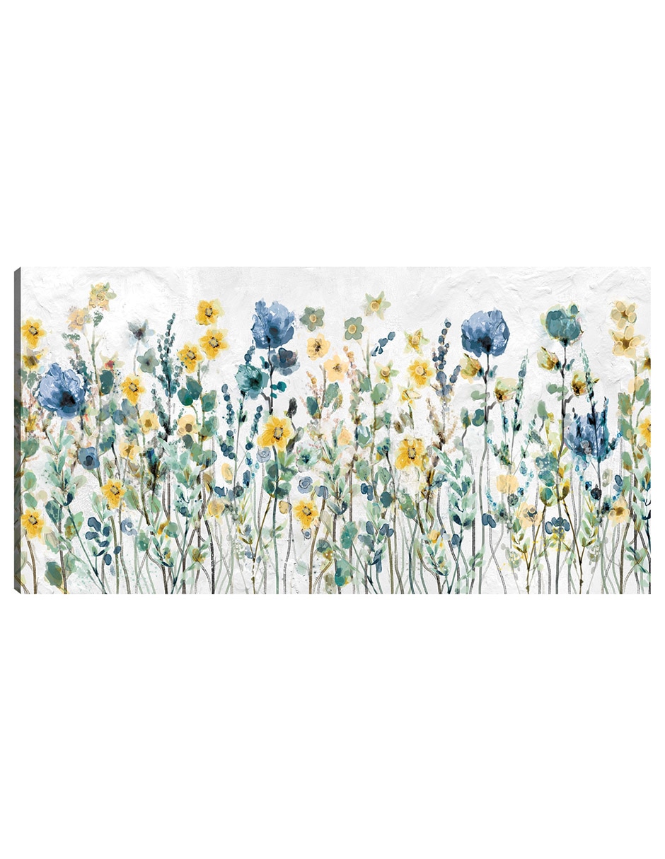 Cuadro decorativo El Jardín de Casandra técnica mixta Primavera