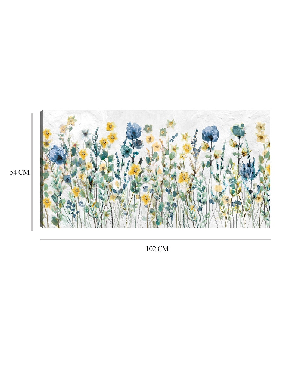 Cuadro decorativo El Jardín de Casandra técnica mixta Primavera 9