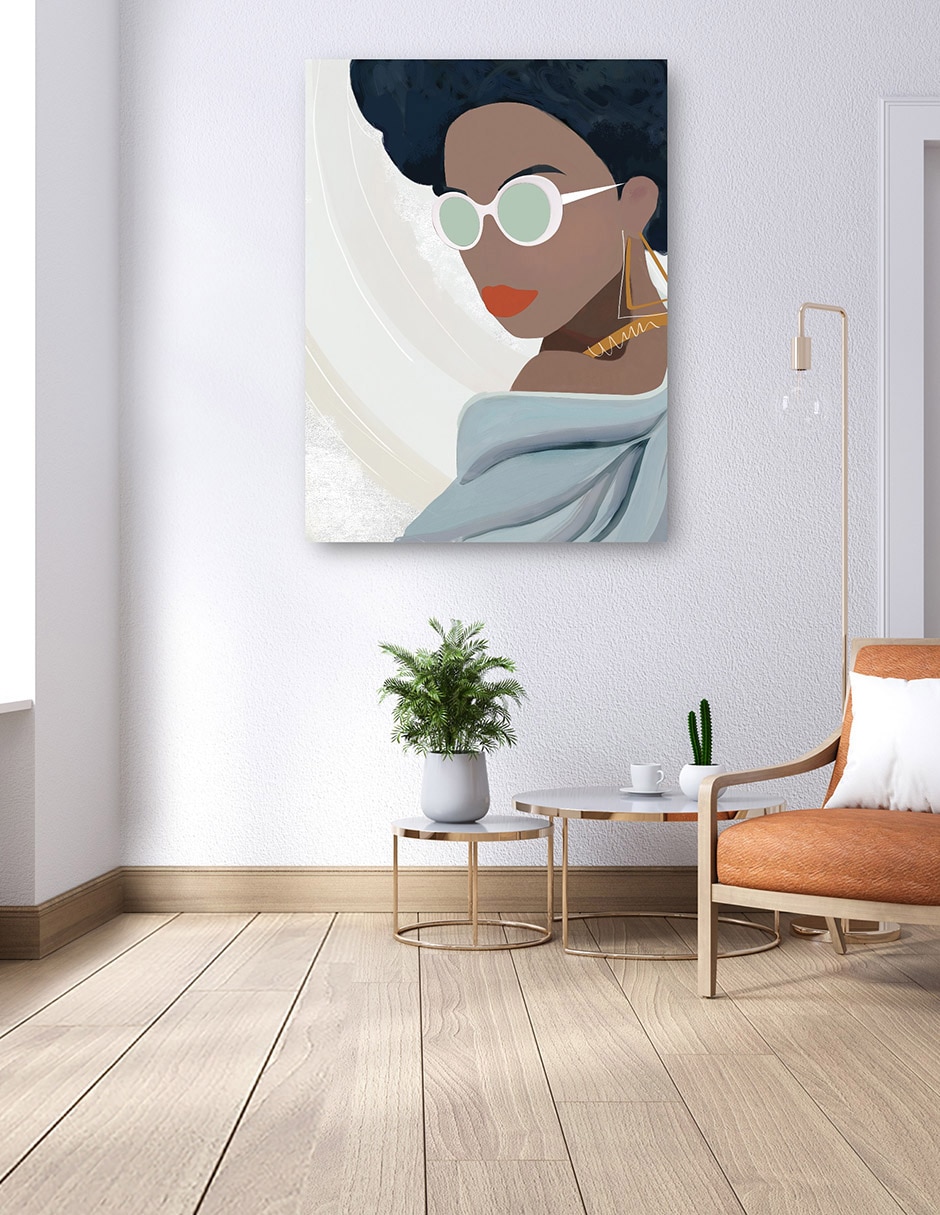 Cuadro decorativo Destino técnica mixta Gente 6