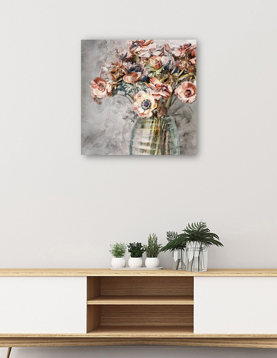 Cuadro decorativo Eco técnica mixta Floreros 5