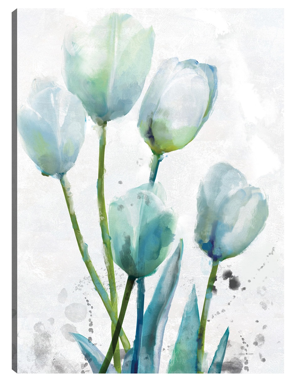 Cuadro decorativo Encuentro de tulipanes II técnica mixta Floración