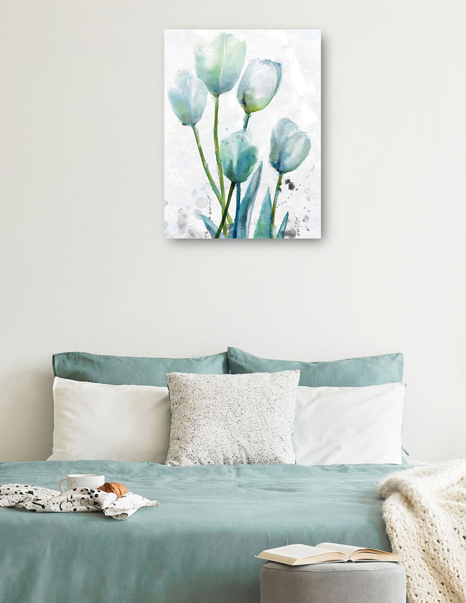Cuadro decorativo Encuentro de tulipanes II técnica mixta Floración 5
