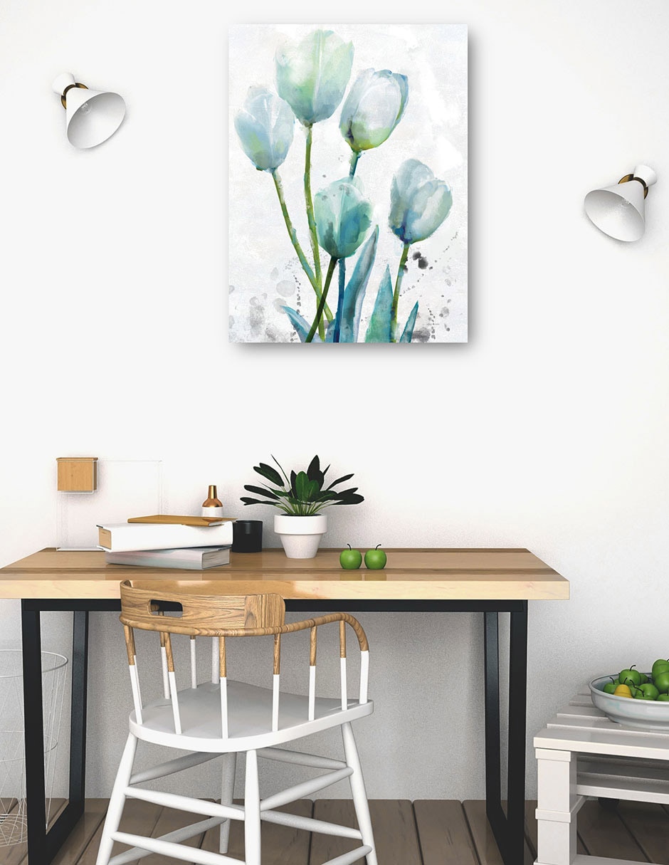 Cuadro decorativo Encuentro de tulipanes II técnica mixta Floración 6