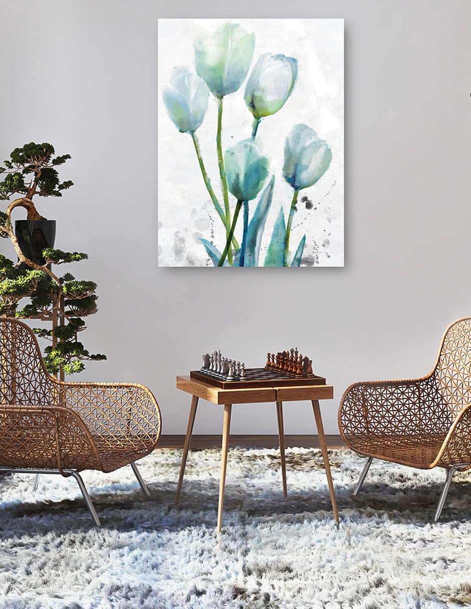 Cuadro decorativo Encuentro de tulipanes II técnica mixta Floración 7