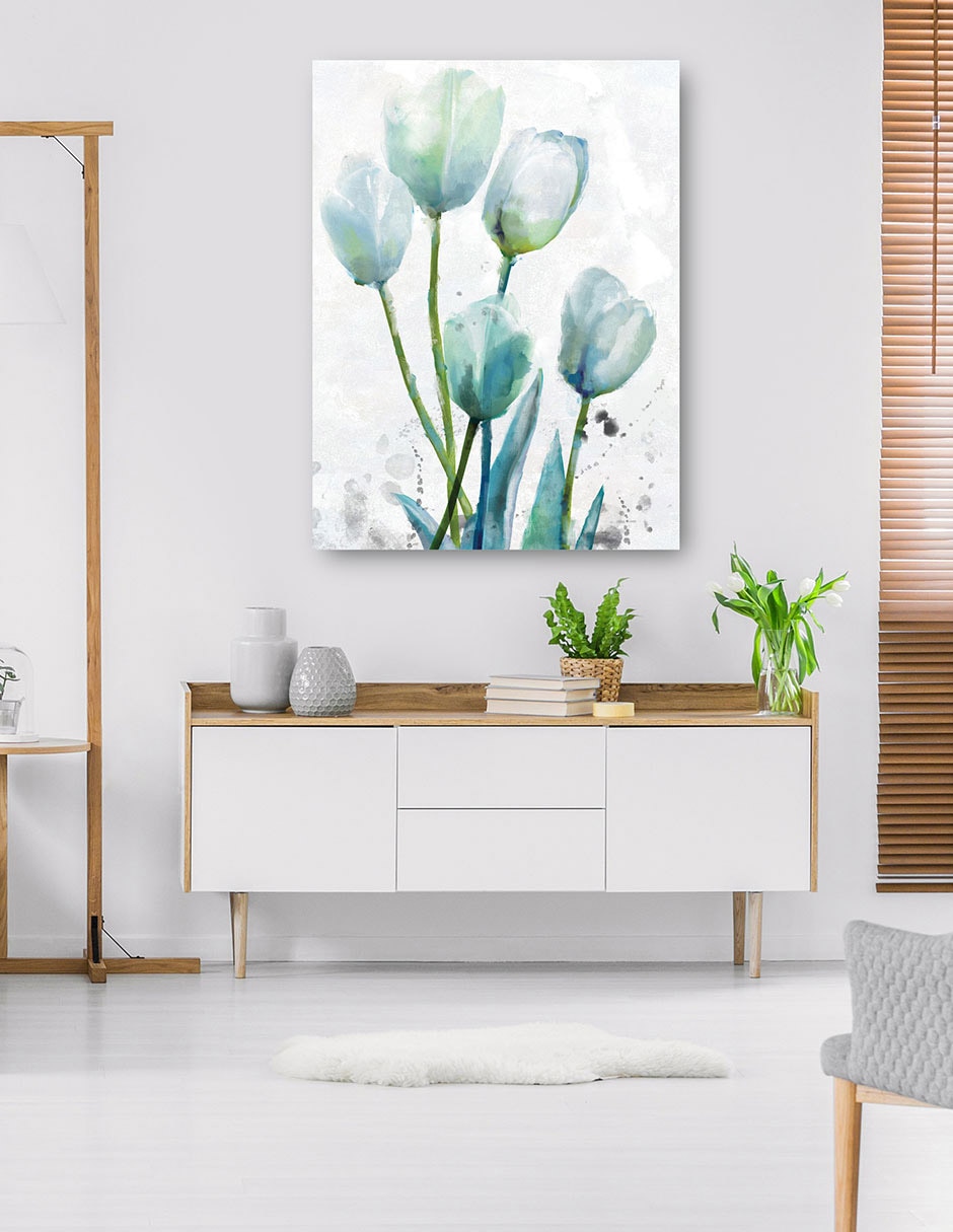 Cuadro decorativo Encuentro de tulipanes II técnica mixta Floración 8