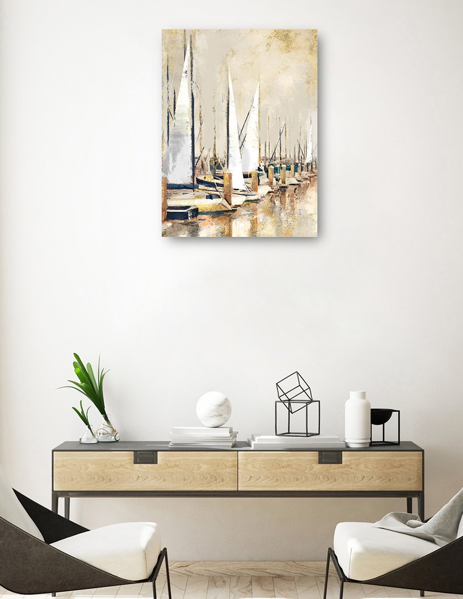 Cuadro decorativo En reposo II técnica mixta Navegación 5