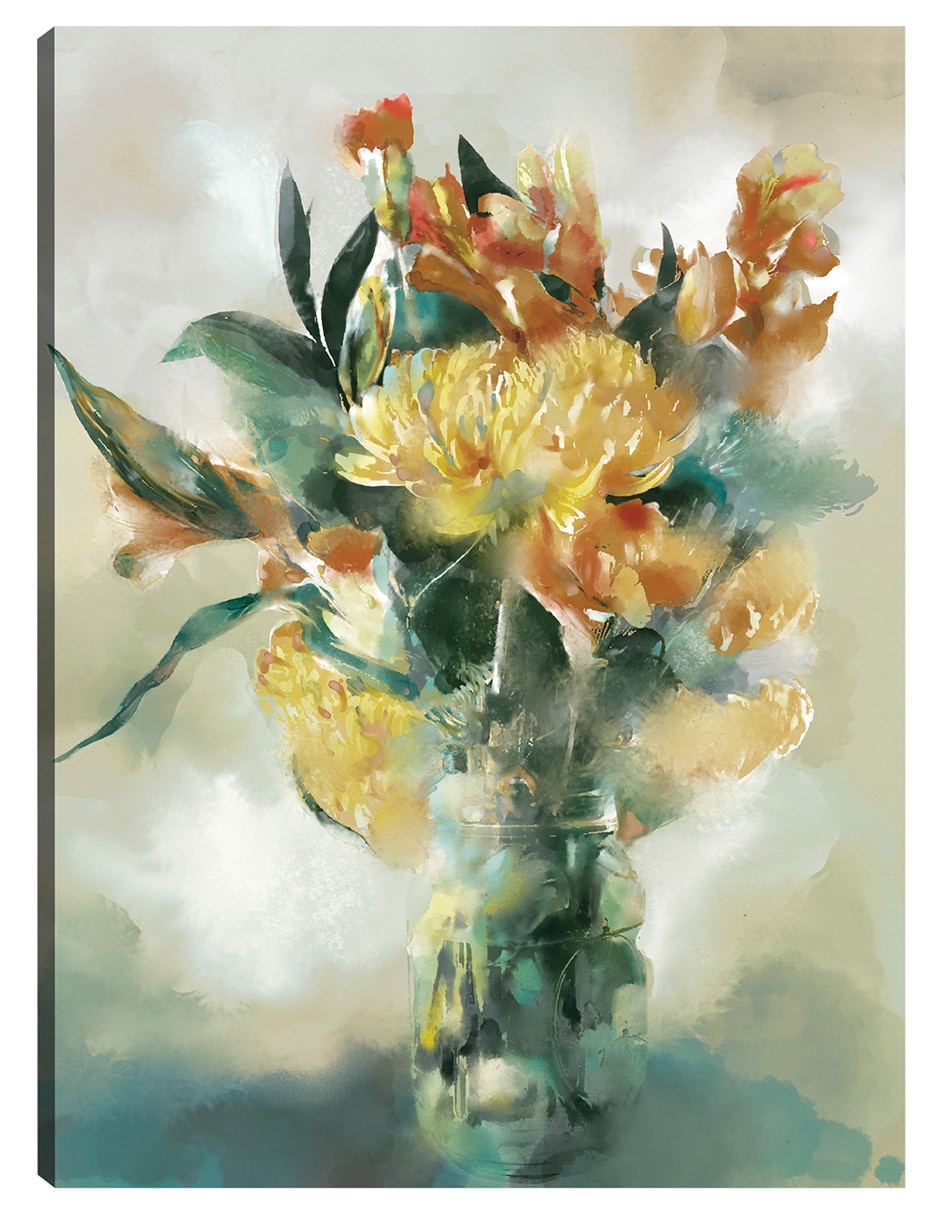 Cuadro decorativo Esplendor técnica mixta Floreros Cuadro decorativo Esplendor técnica mixta Floreros