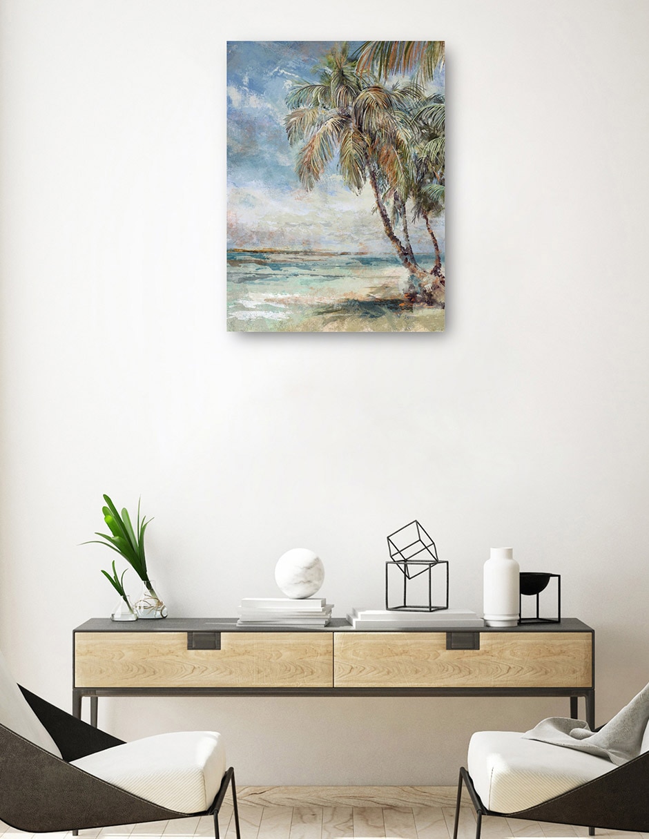 Cuadro decorativo Escapar técnica mixta Playas 5