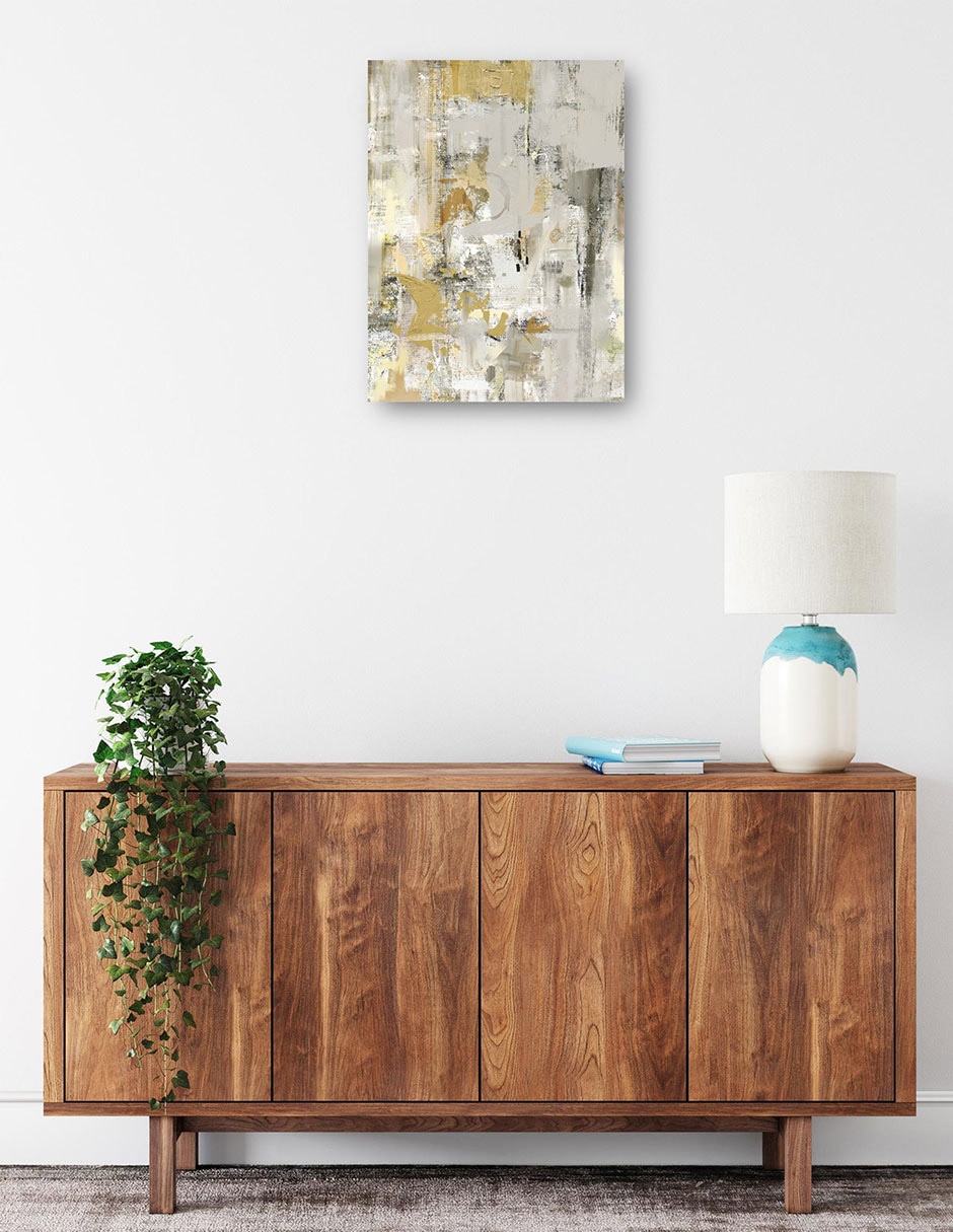 Cuadro decorativo Evolución I técnica mixta Formas 4