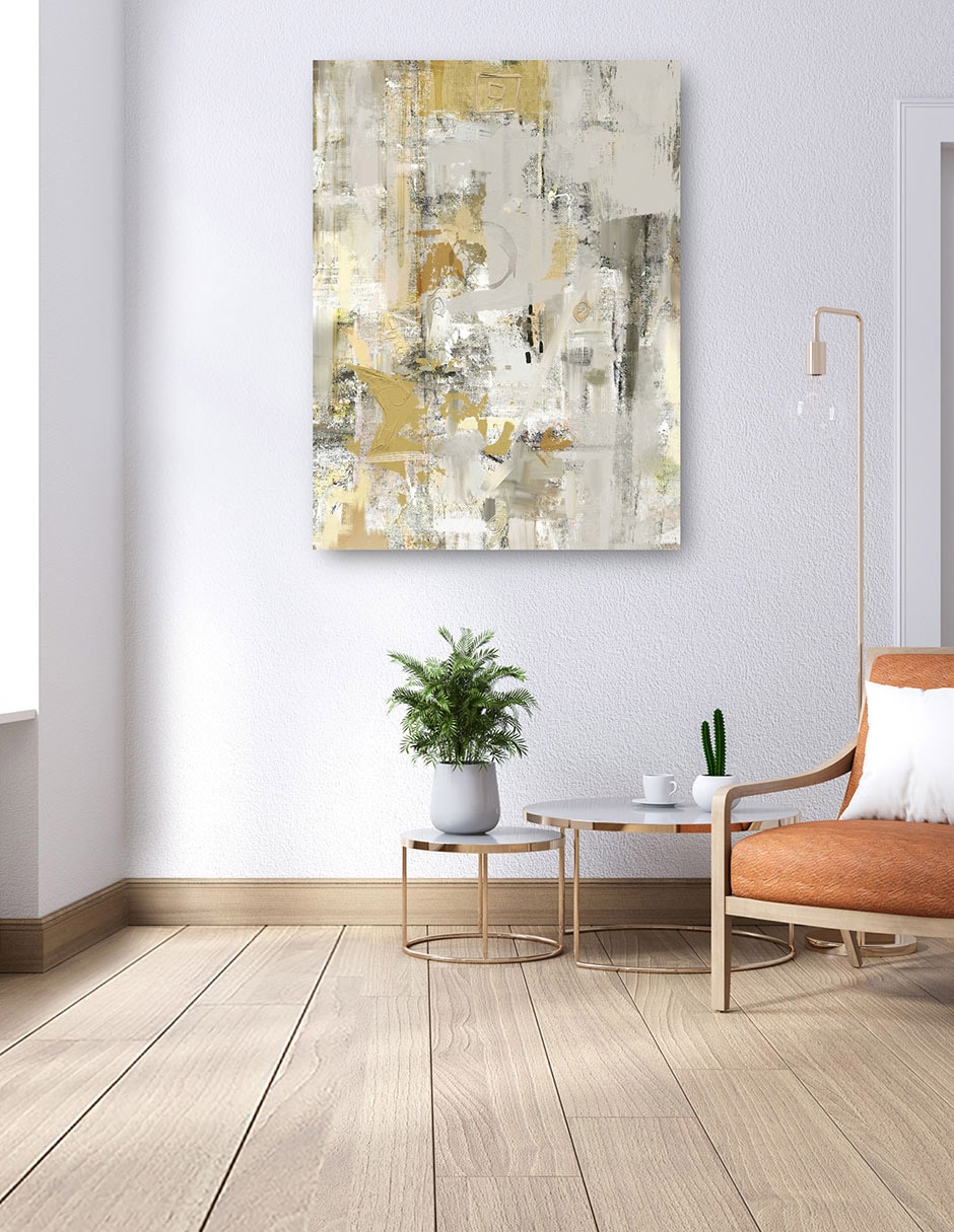 Cuadro decorativo Evolución I técnica mixta Formas 8
