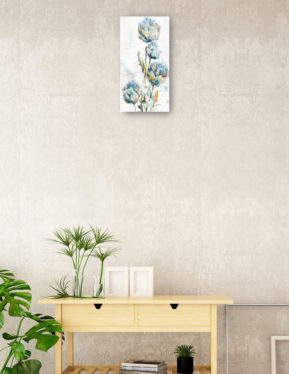Cuadro decorativo Enloquecido III técnica mixta Arreglo Floral 4