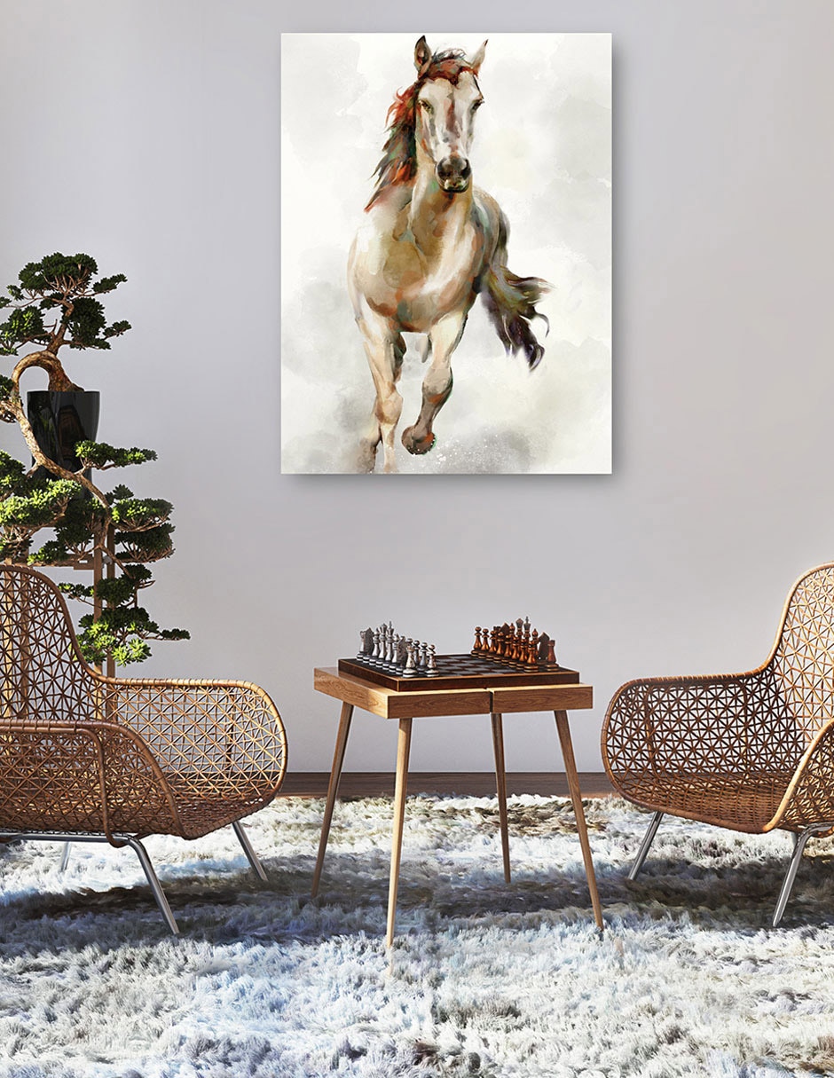 Cuadro decorativo técnica mixta Animales Domésticos 8