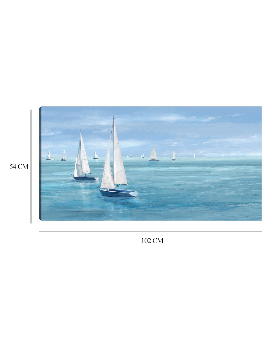 Cuadro decorativo En el mar técnica mixta Navegación 2