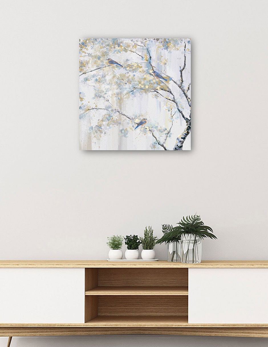 Cuadro decorativo Encaramado técnica mixta Primavera 7