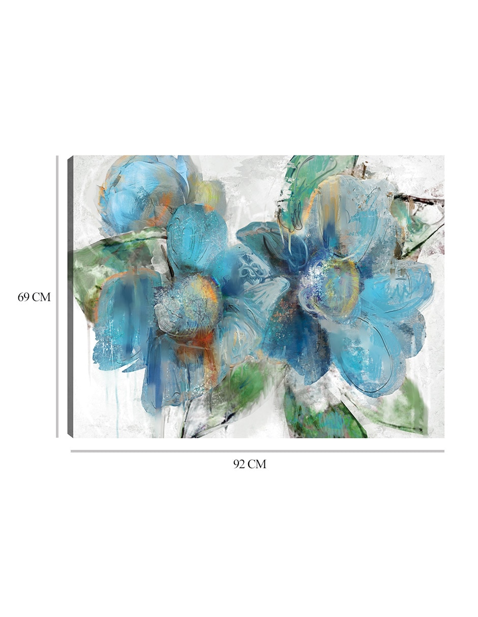Cuadro decorativo Estallar técnica mixta Floración 9