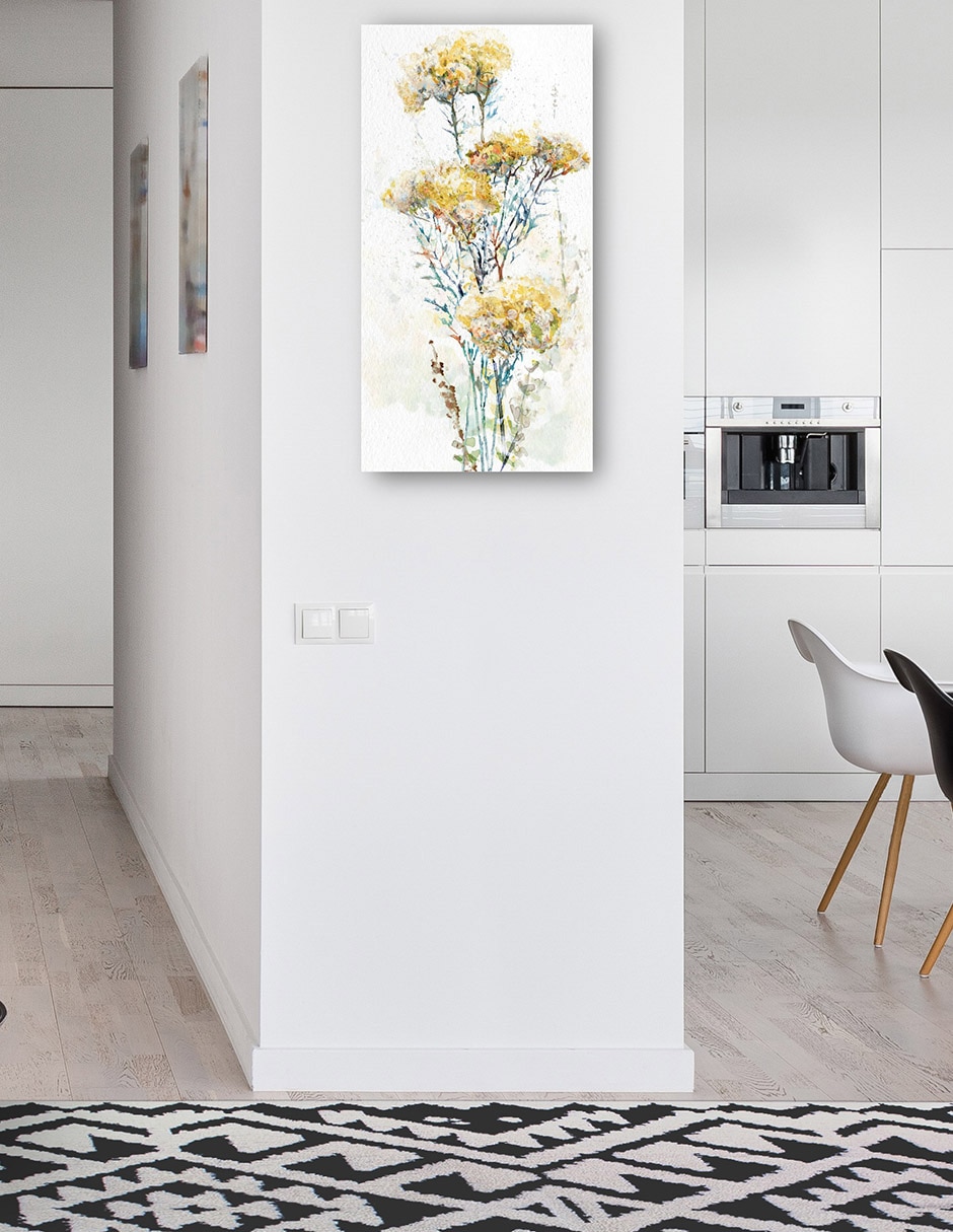 Cuadro decorativo Enloquecido II técnica mixta Arreglo Floral 6
