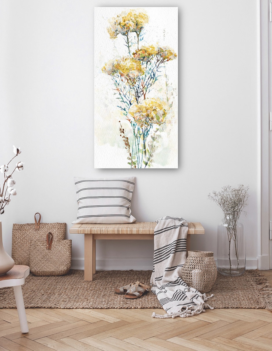Cuadro decorativo Enloquecido II técnica mixta Arreglo Floral 7