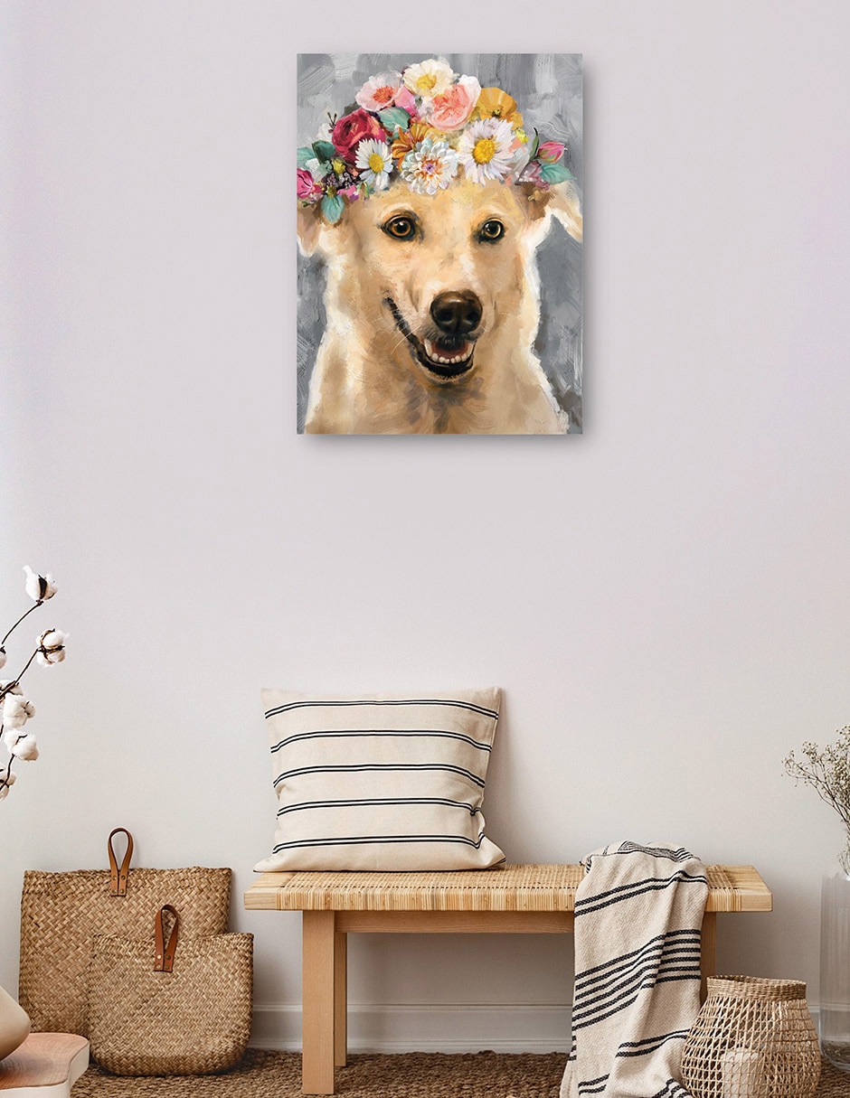 Cuadro decorativo Flor de poder VI técnica mixta Arreglo Floral 3