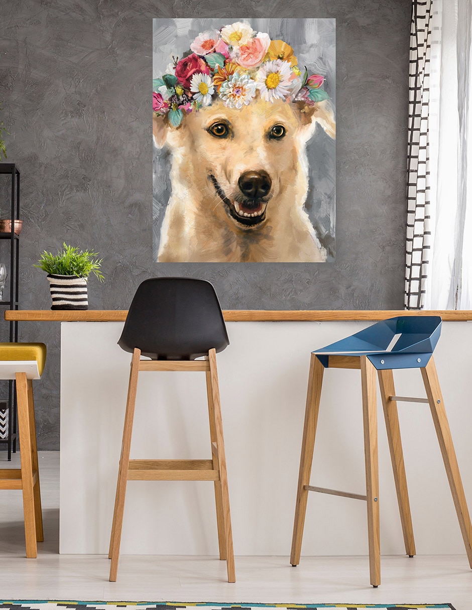 Cuadro decorativo Flor de poder VI técnica mixta Arreglo Floral 5