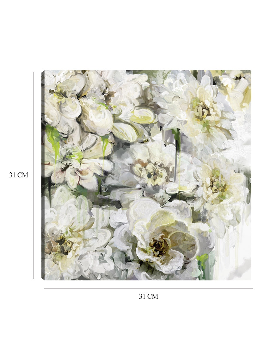 Cuadro decorativo Floraciones de invernadero I técnica mixta Arreglo Floral 9