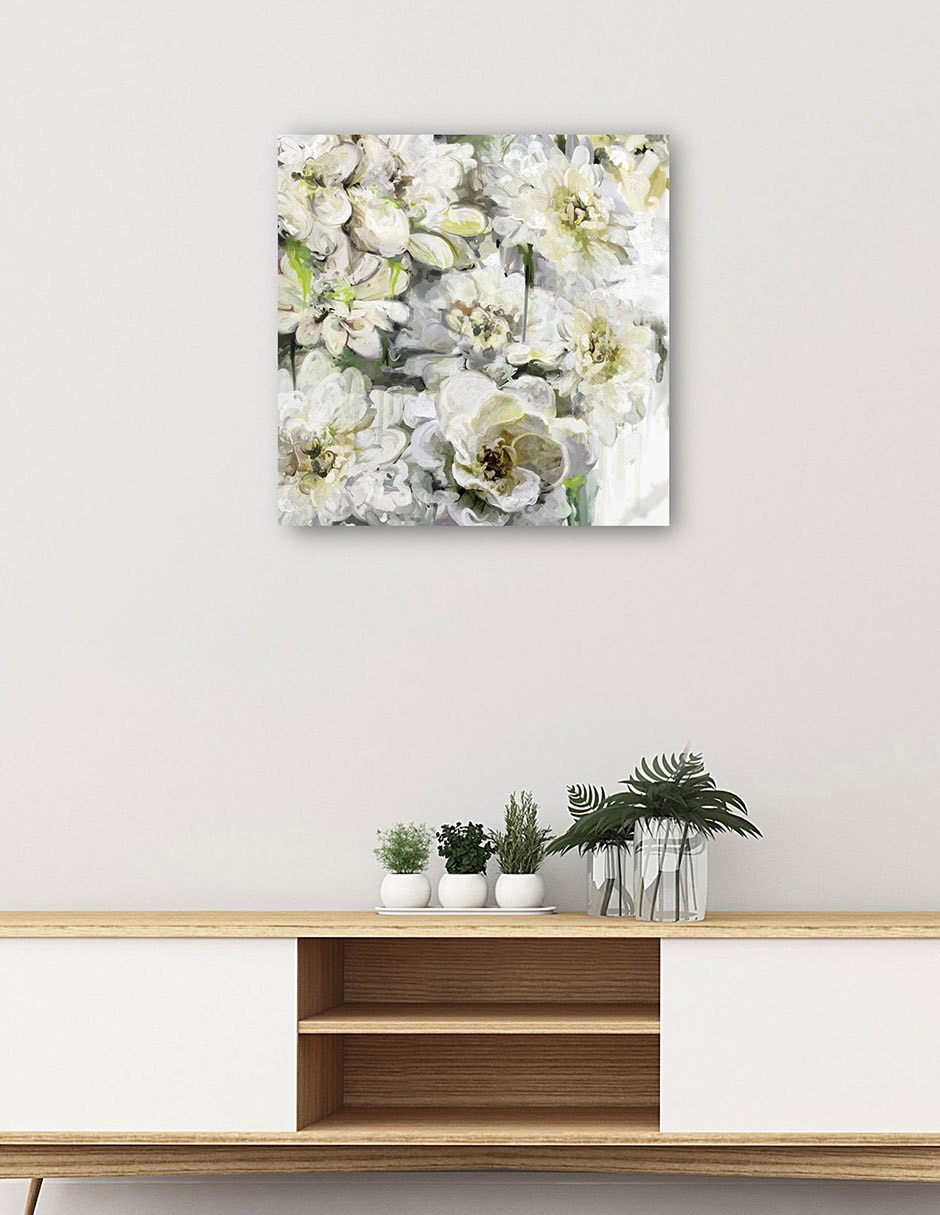 Cuadro decorativo Floraciones de invernadero I técnica mixta Arreglo Floral 5