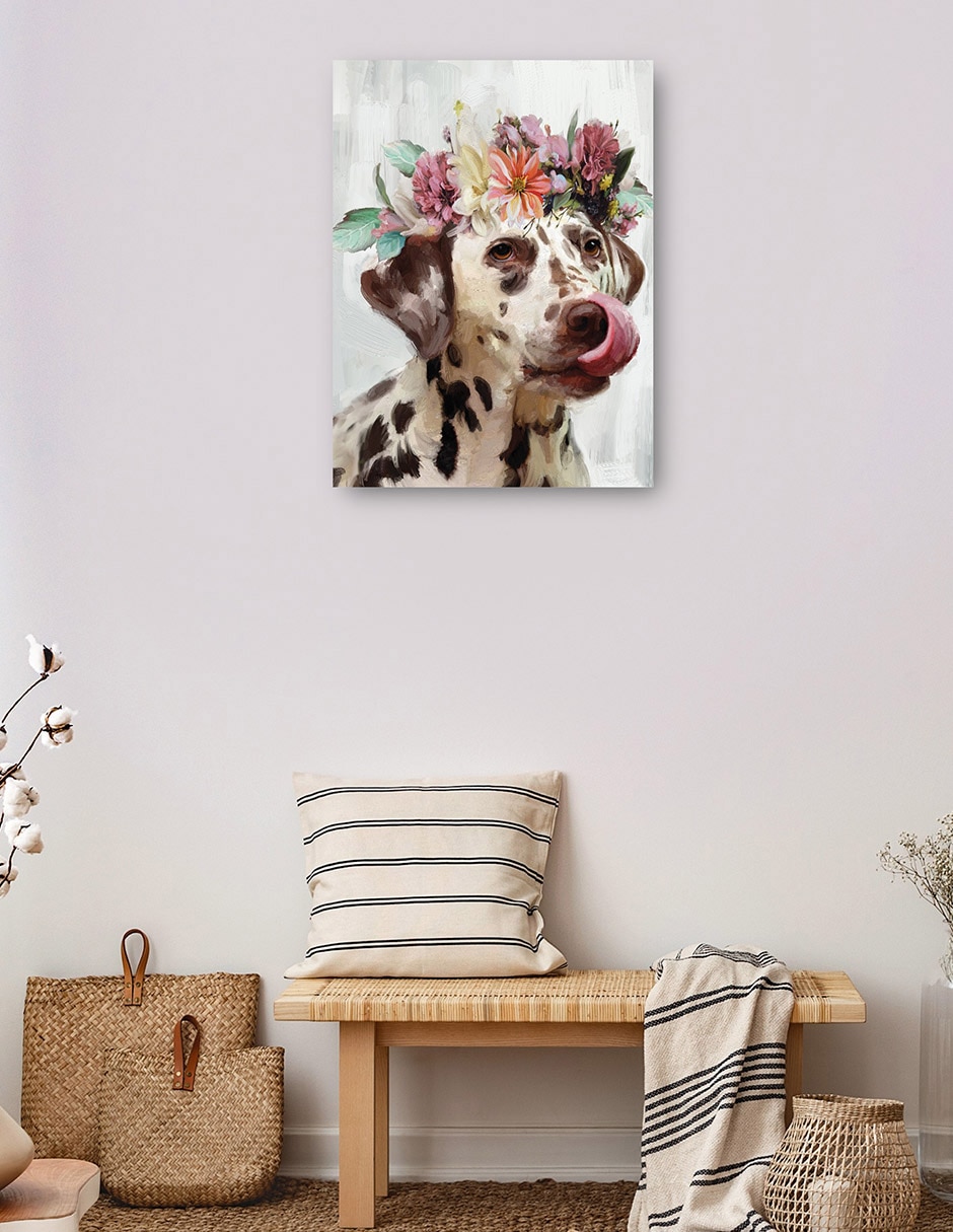 Cuadro decorativo Flor de poder III técnica mixta Animales Domésticos 4